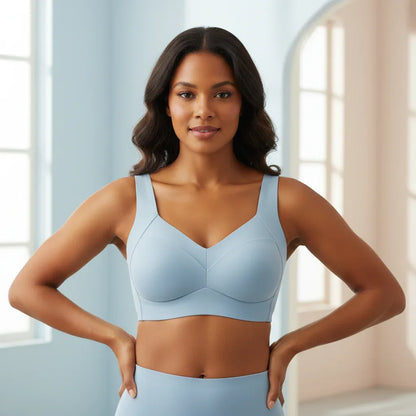 Allegra Cool Comfort Bra - Plus Size Wireless Ice Silk | KChill